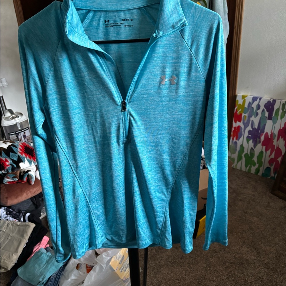 Under Armour Blue Quarter-Zip Pullover